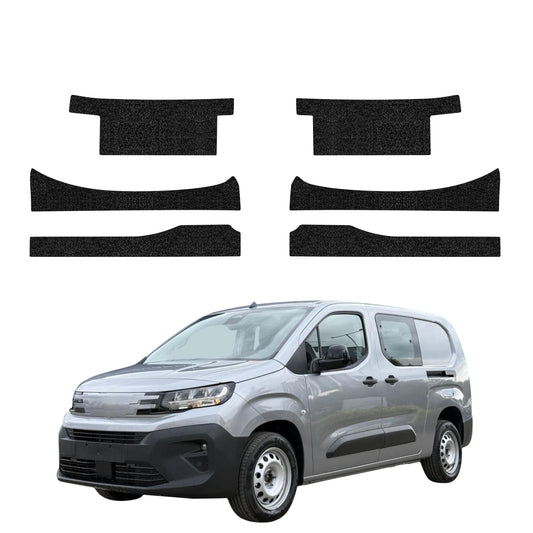 6in1 Schwarze technische Beschichtung für Schweller - Peugeot Partner (2018-2026)