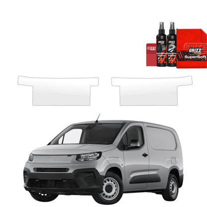 2in1 Schutzfolie für vordere Schweller ohne Aussparung - Fiat Doblo Cargo (2018-2026)