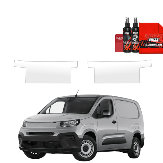 2in1 Schutzfolie für vordere Schweller ohne Aussparung - Fiat Doblo Cargo (2018-2026)