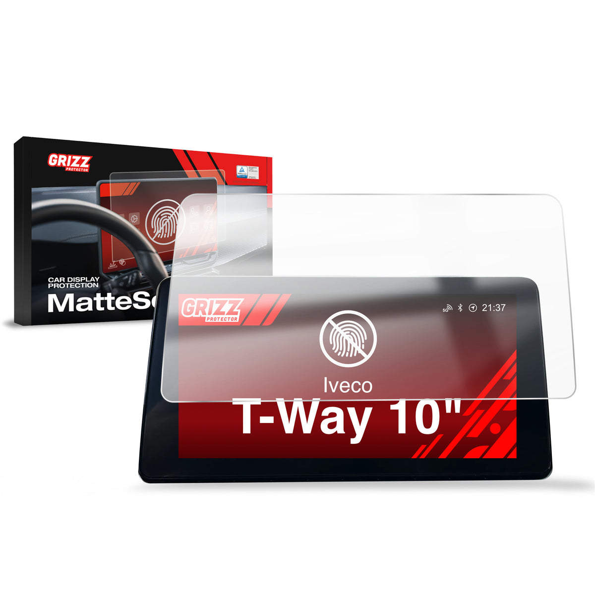 Anti-fingerprint screen protector for car touchscreen