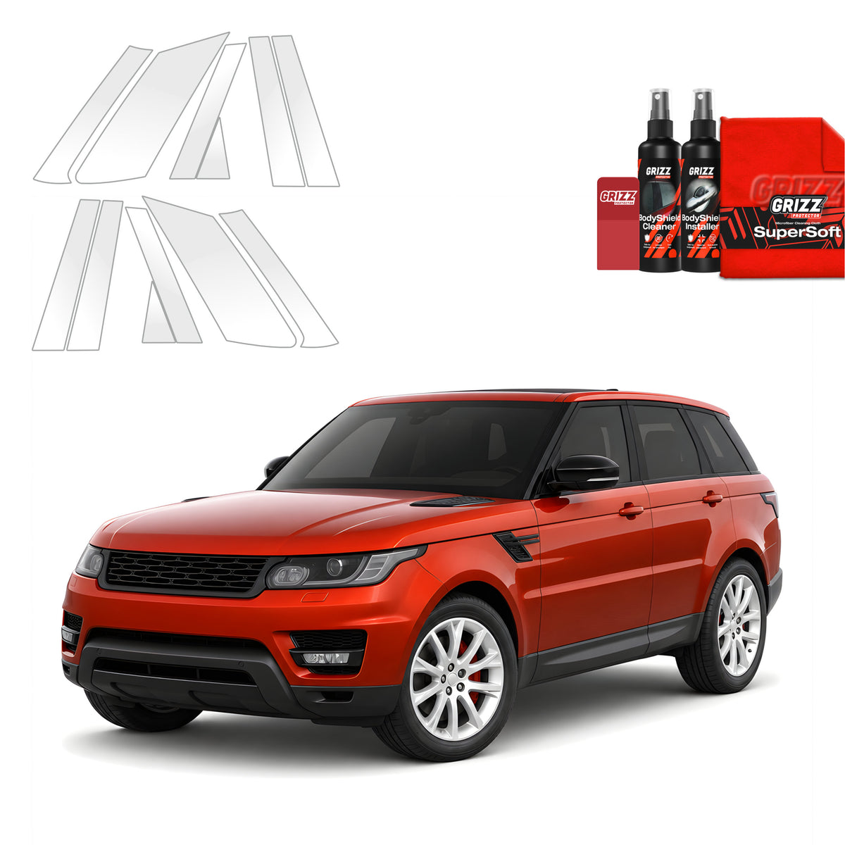 Protective film for exterior car parts – shields against scratches, chips, and scuffs