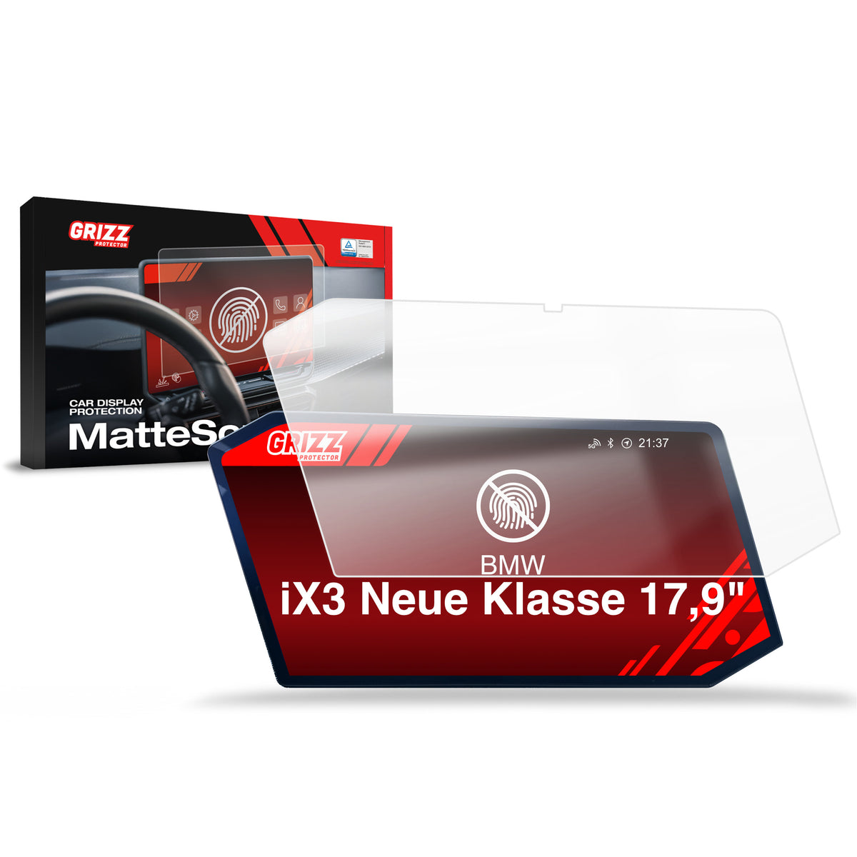 Anti-fingerprint screen protector for car touchscreen