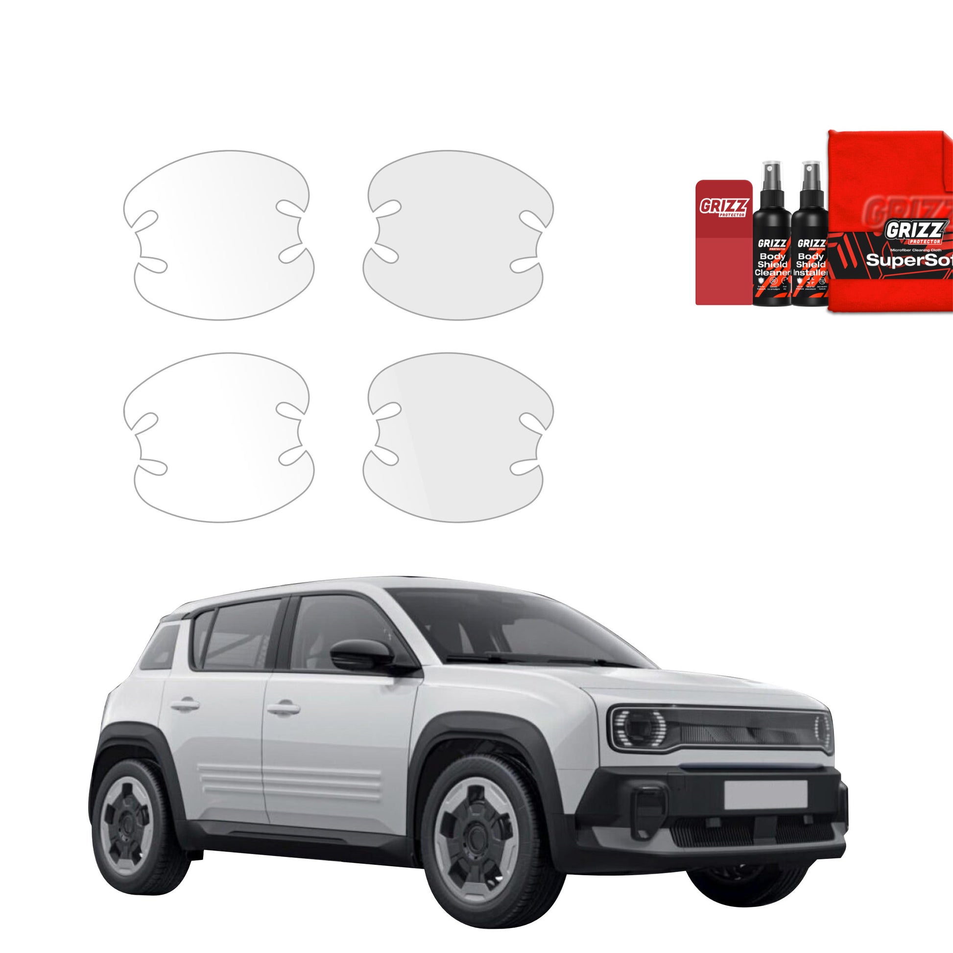 Protective film for exterior car parts – shields against scratches, chips, and scuffs