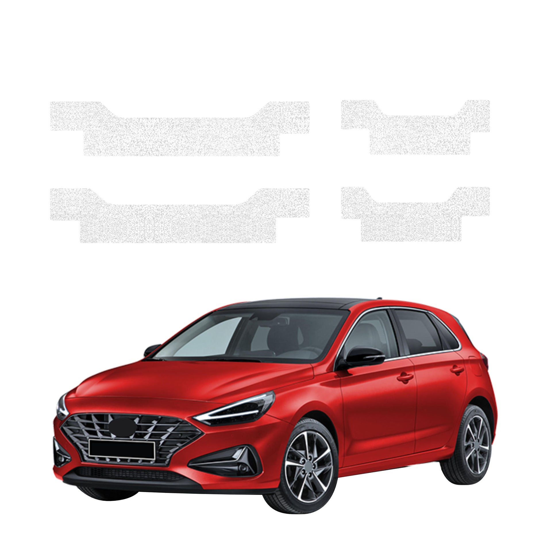 Protective film for exterior car parts – shields against scratches, chips, and scuffs