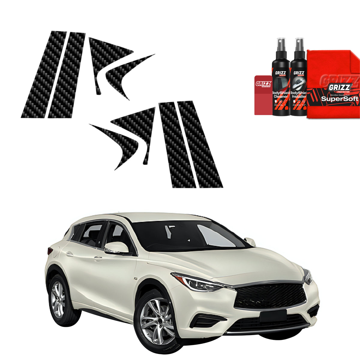 Protective film for exterior car parts – shields against scratches, chips, and scuffs