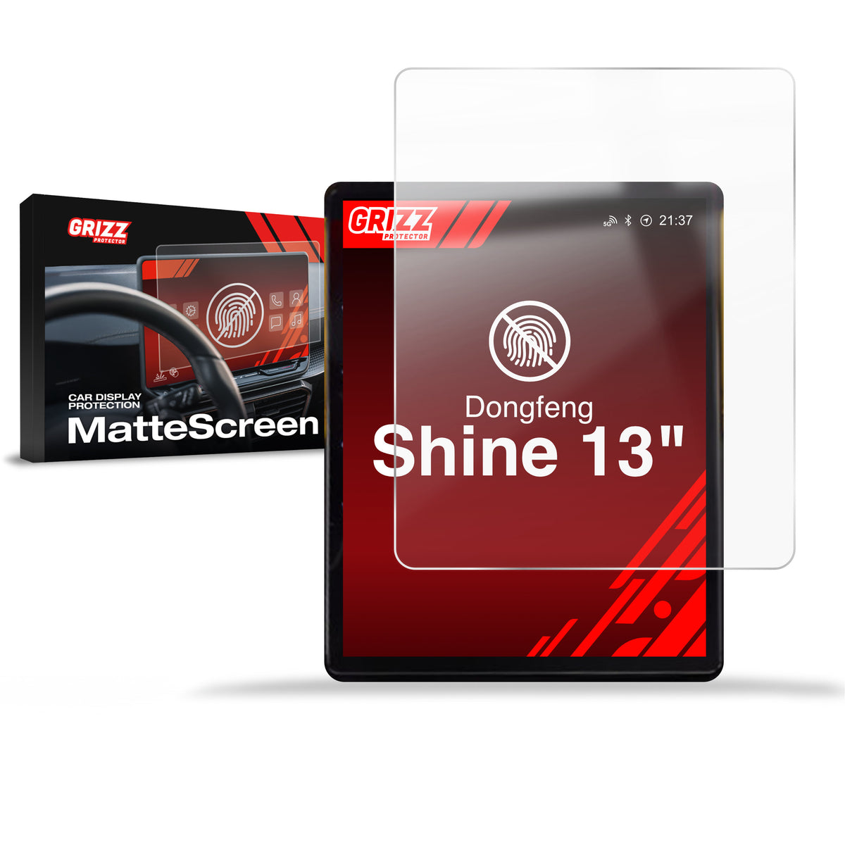 Anti-fingerprint screen protector for car touchscreen