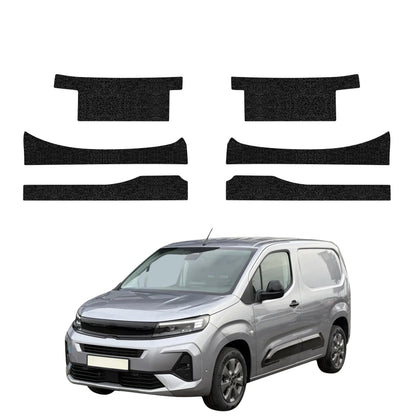 6in1 Schwarze technische Beschichtung für Schweller - Opel Combo Cargo (2018-2026)