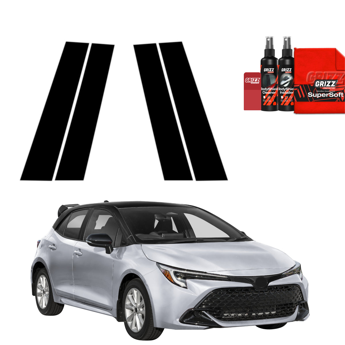 Protective film for exterior car parts – shields against scratches, chips, and scuffs