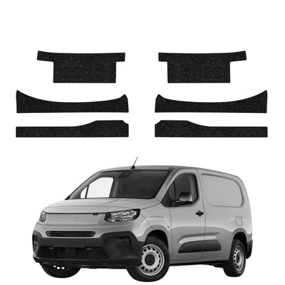 6in1 Schwarze technische Beschichtung für Schweller - Fiat Doblo Cargo (2018-2026)