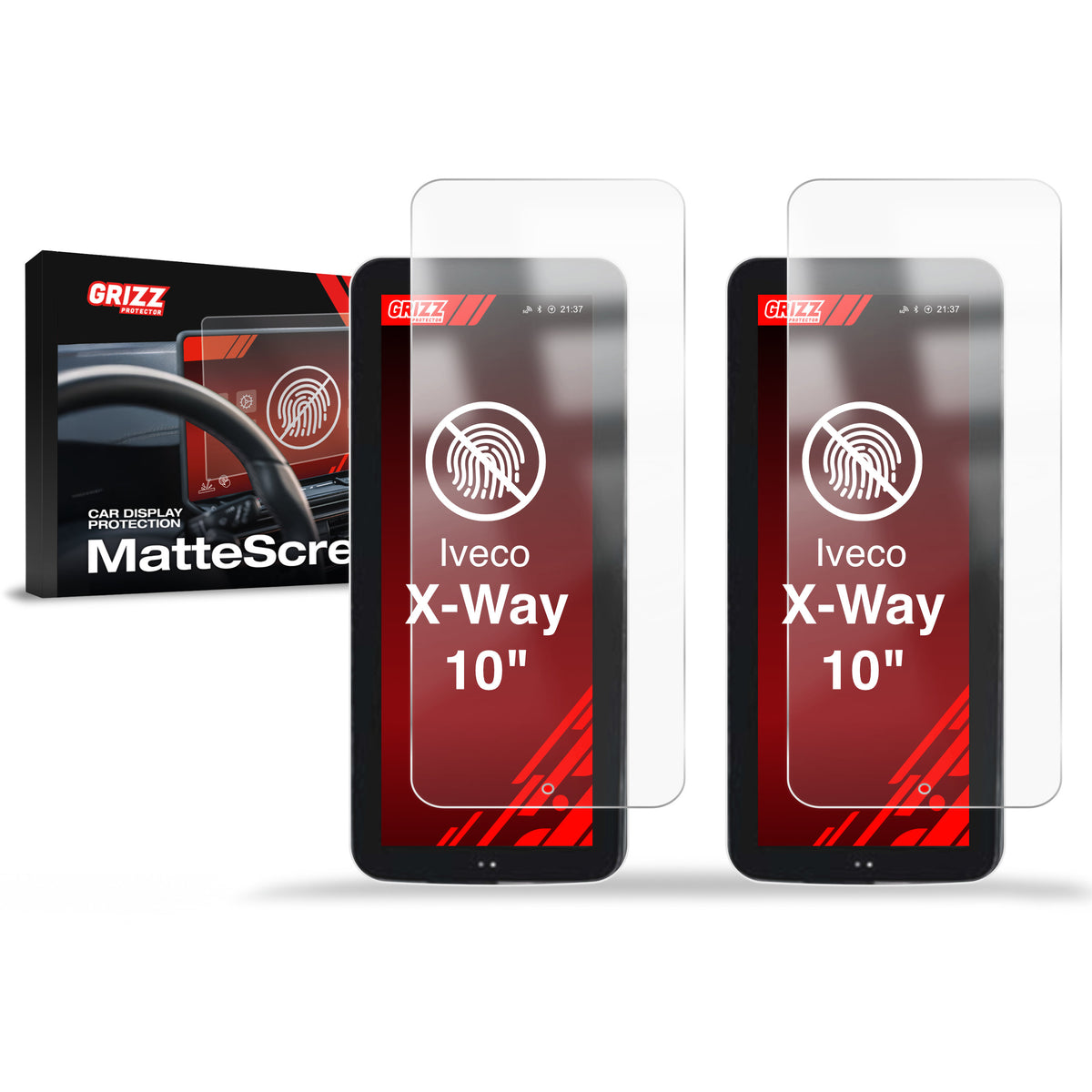 Anti-fingerprint screen protector for car touchscreen