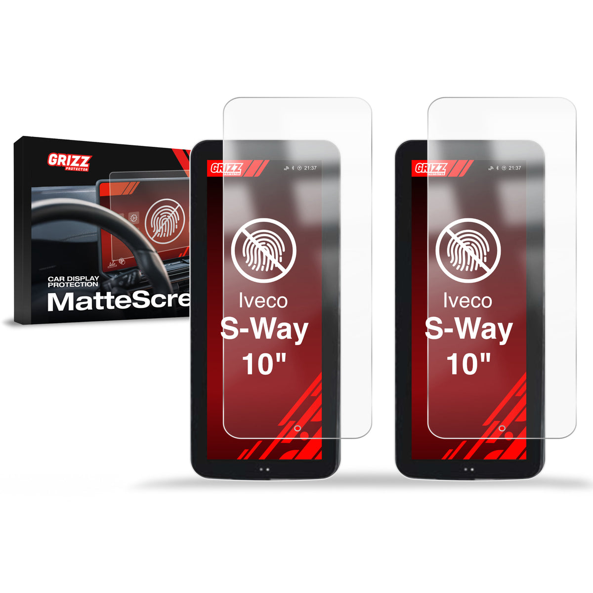 Anti-fingerprint screen protector for car touchscreen