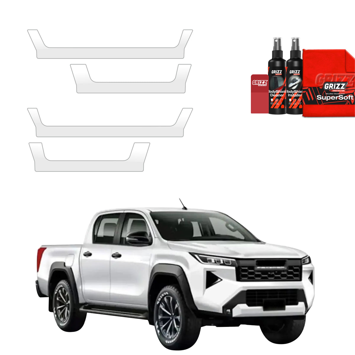 Protective film for exterior car parts – shields against scratches, chips, and scuffs